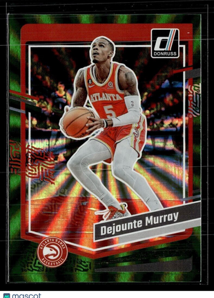 2023-24 DONRUSS GREEN SPIRAL 31 Dejounte Murray Atlanta Hawks