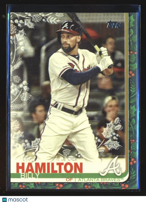 2019 TOPPS HOLIDAY METALLIC SNOWFLAKE BILLY HAMILTON BRAVES
