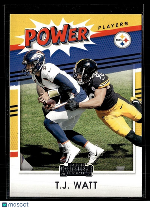 2021 CONTENDERS POWER PLAYERS TJ WATT STEELERS