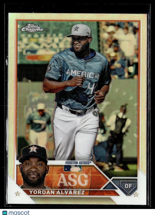 2023 TOPPS CHROME UPDATE REFRACTOR ASGC-20 Yordan Alvarez - Houston Astros