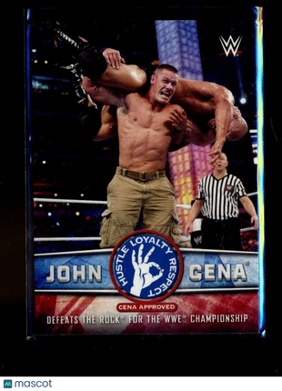 2017 TOPPS WWE HUSTLE LOYALTY RESPECT 32 OF 40 TRIBUTE JOHN CENA