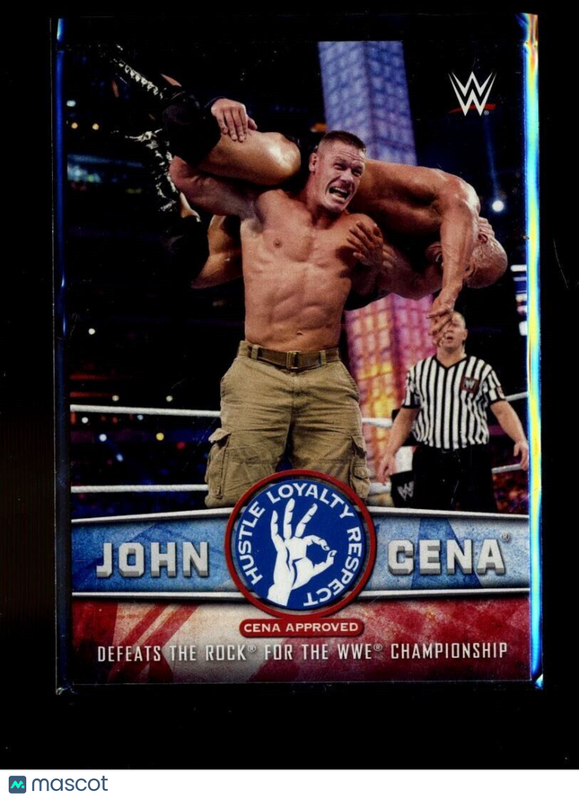 2017 TOPPS WWE HUSTLE LOYALTY RESPECT 32 OF 40 TRIBUTE JOHN CENA