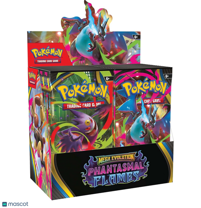 Pokemon Tcg: Mega Evolutions Phantasmal Flames Booster Box
