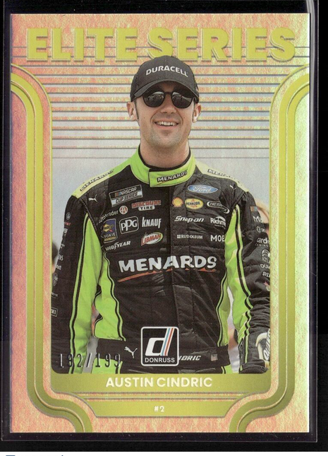 2023 DONRUSS RACING ELITE SERIES /199 SILVER AUSTIN CINDRIC