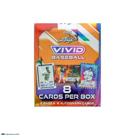 MLB 2025 Leaf Vivid Baseball Hobby Box
