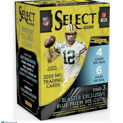 NFL 2020 Panini Select Football Tri-Colored Die-Cut Prizm Blaster Box