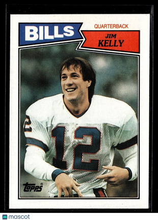 1987 TOPPS JIM KELLY BILLS