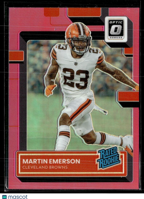 2022 OPTIC PINK RATED ROOKIE MARTIN EMERSON BROWNS