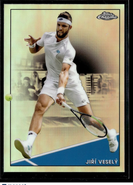 2021 TOPPS CHROME TENNIS REFRACTOR 68 Ji?í Veselý