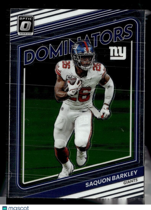 2022 OPTIC DOMINATORS SAQUON BARKLEY GIANTS