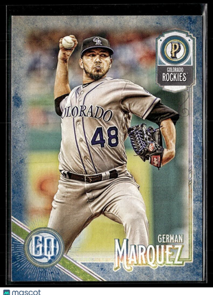 2018 GYPSY QUEEN BLUE INDIGO /250 GERMAN MARQUEZ ROCKIES