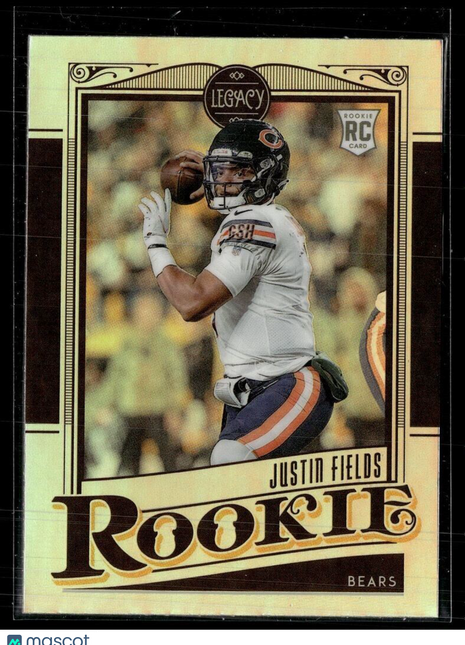 2021 CHRONICLES LEGACY HOLO SILVER ROOKIE JUSTIN FIELDS BEARS