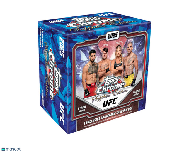 UFC 2025 Topps Chrome UFC Sapphire Edition Hobby Box