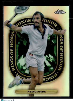 2021 TOPPS CHROME TENNIS REFRACTOR RINGS OF HONOR ROH-12 John Newcombe