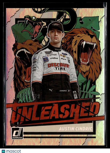 2023 DONRUSS RACING UNLEASHED /199 FOIL AUSTIN CINDRIC