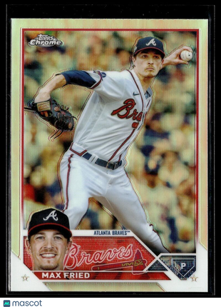 2023 TOPPS CHROME REFRACTOR 65 Max Fried - Atlanta Braves