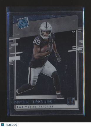 2020 CHRONICLES DONRUSS CLEARLY RATED ROOKIE BRYAN EDWARDS RAIDERS