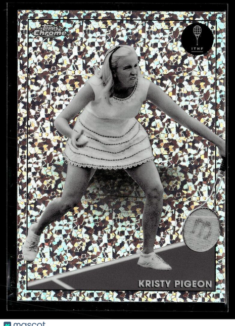 2021 TOPPS CHROME TENNIS BLACK WHITE MINI DIAMONDS 54 Kristy Pigeon