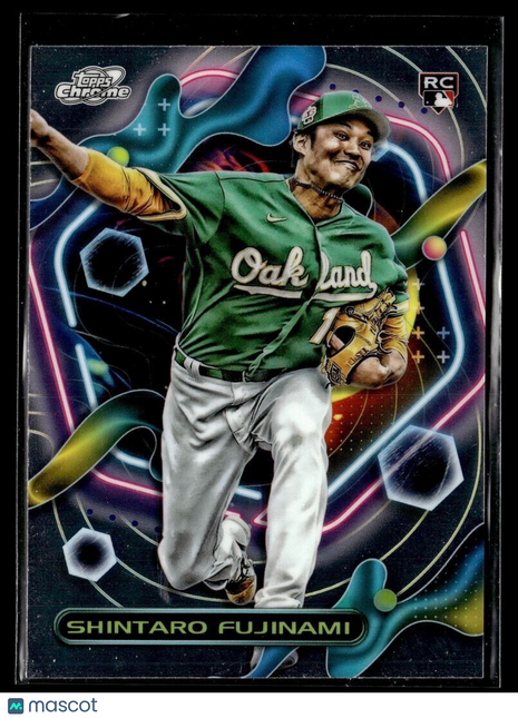 2023 TOPPS COSMIC CHROME 71 Shintaro Fujinami - Oakland Athletics RC