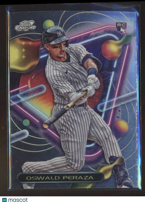 2023 TOPPS SONIC CHROME 84 Oswald Peraza - New York Yankees RC