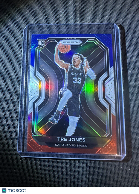 TRE JONES 2020-21 PANINI PRIZM RC RED WHITE BLUE #291 - SPURS