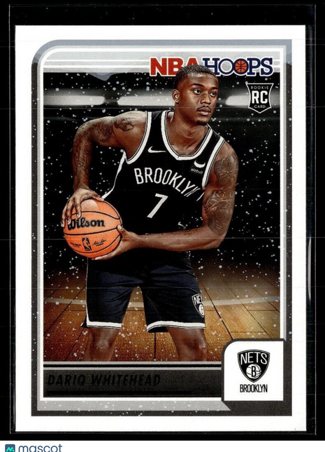 2023-24 NBA HOOPS WINTER ROOKIE 274 Dariq Whitehead - Brooklyn Nets