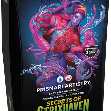 Magic The Gathering: Secrets of Strixhaven Commander Deck – 1 Assorted Deck Chosen at Random