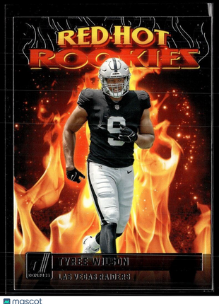 2023 DONRUSS RED HOT ROOKIES TYREE WILSON RAIDERS