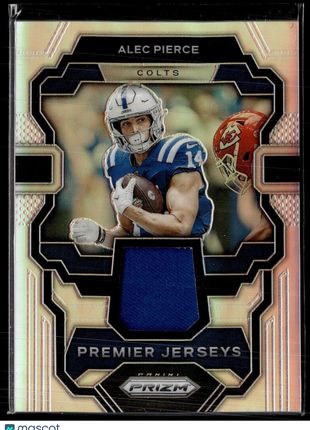 2023 PRIZM PREMIER JERSEY RELIC ALEC PIERCE COLTS