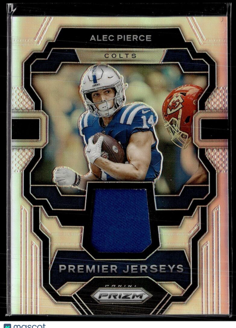 2023 PRIZM PREMIER JERSEY RELIC ALEC PIERCE COLTS