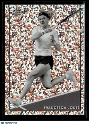 2021 TOPPS CHROME TENNIS BLACK WHITE MINI DIAMONDS 95 Francesca Jones