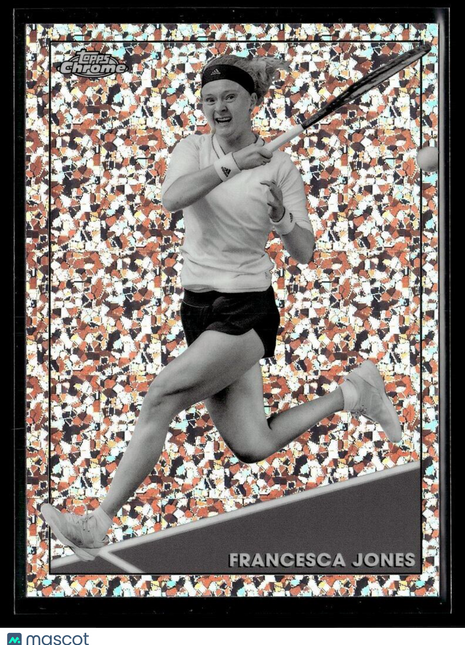 2021 TOPPS CHROME TENNIS BLACK WHITE MINI DIAMONDS 95 Francesca Jones