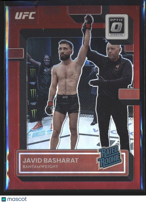 2023 OPTIC UFC RED RATED ROOKIE /99 JAVID BASHARAT