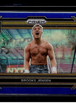 2023 PRIZM WWE BLUE /199 BROOKS JENSEN