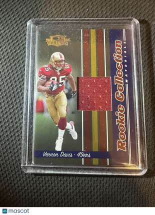 Vernon Davis Donruss Threads Rookie Patch /500