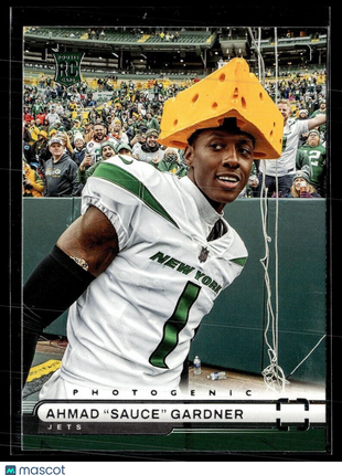 2022 CHRONICLES PHOTOGENIC ROOKIE AHMAD SAUCE GARDNER JETS