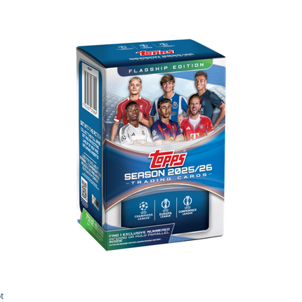 SOCCER 2025-26 Topps UEFA Club Competitions Soccer Blaster Box