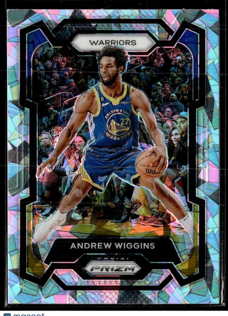 2023-24 PRIZM ICE 83 Andrew Wiggins Golden State Warriors