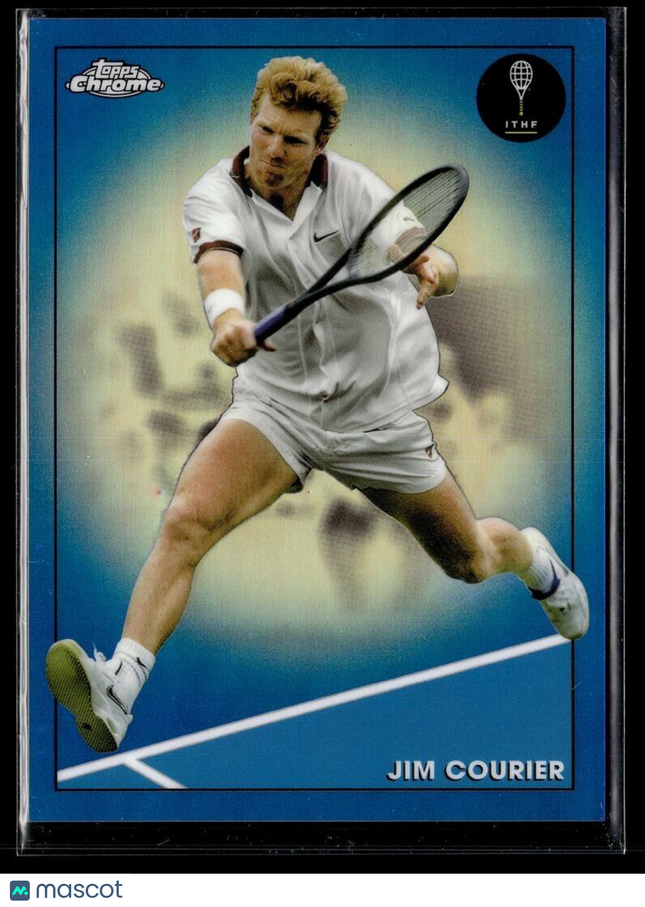2021 TOPPS CHROME TENNIS BLUE /99 13 Jim Courier