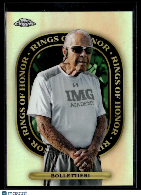 2021 TOPPS CHROME TENNIS REFRACTOR RINGS OF HONOR ROH-9 Nick Bollettieri