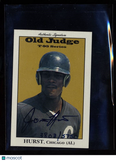 1995 OLD JUDGE T-95 SERIES /5750 AUTO JIMMY HURST WHITE SOX