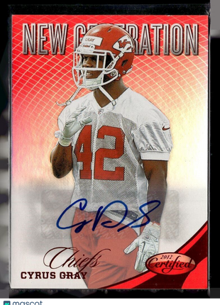 2012 CERTIFIED RED NEW GENERATION /350 AUTO CYRUS GRAY CHIEFS