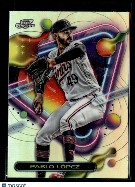 2023 TOPPS COSMIC CHROME REFRACTOR 183 Pablo López - Minnesota Twins