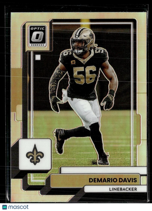 2022 OPTIC HOLO SILVER DEMARIO DAVIS SAINTS