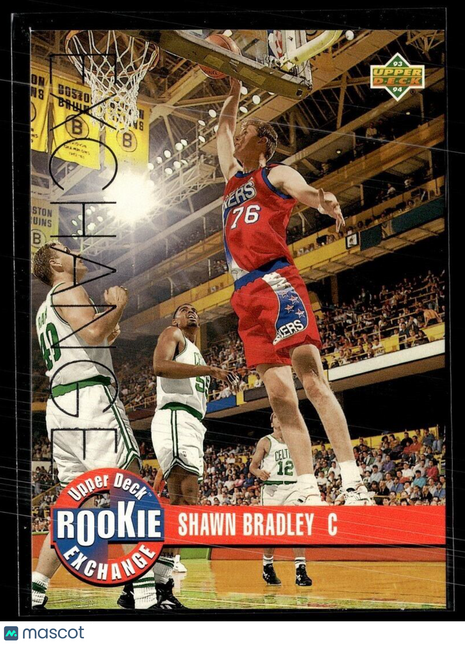 1993-94 UPPER DECK SILVER DRAFT EXCHANCE SHAWN BRADLEY 76ERS