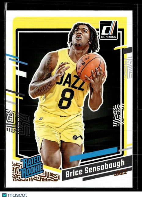 2023-24 DONRUSS RATED ROOKIE 214 Brice Sensabaugh Utah Jazz