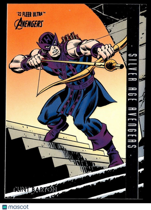 2022 FLEER ULTRA MARVEL AVENGERS SILVER AGE AVENGERS CLINT BARTON