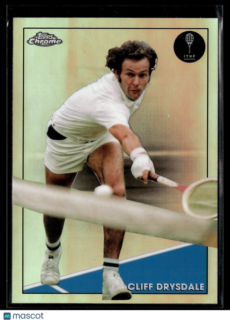 2021 TOPPS CHROME TENNIS REFRACTOR 20 Cliff Drysdale