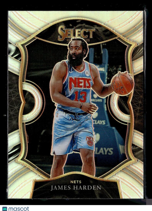 2020-21 SELECT SILVER HOLO CONCOURSE JAMES HARDEN NETS