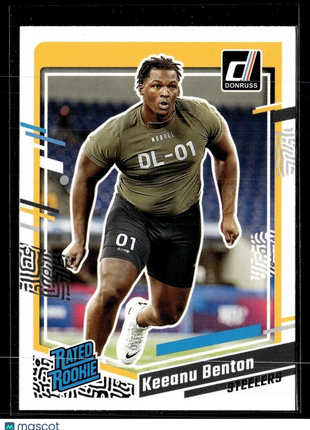 2023 DONRUSS RATED ROOKIE 387 Keeanu Benton - Pittsburgh Steelers